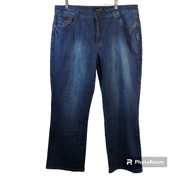 Jack David Blue Boot Cut Jeans Plus Size 24 - Picture 1 of 9